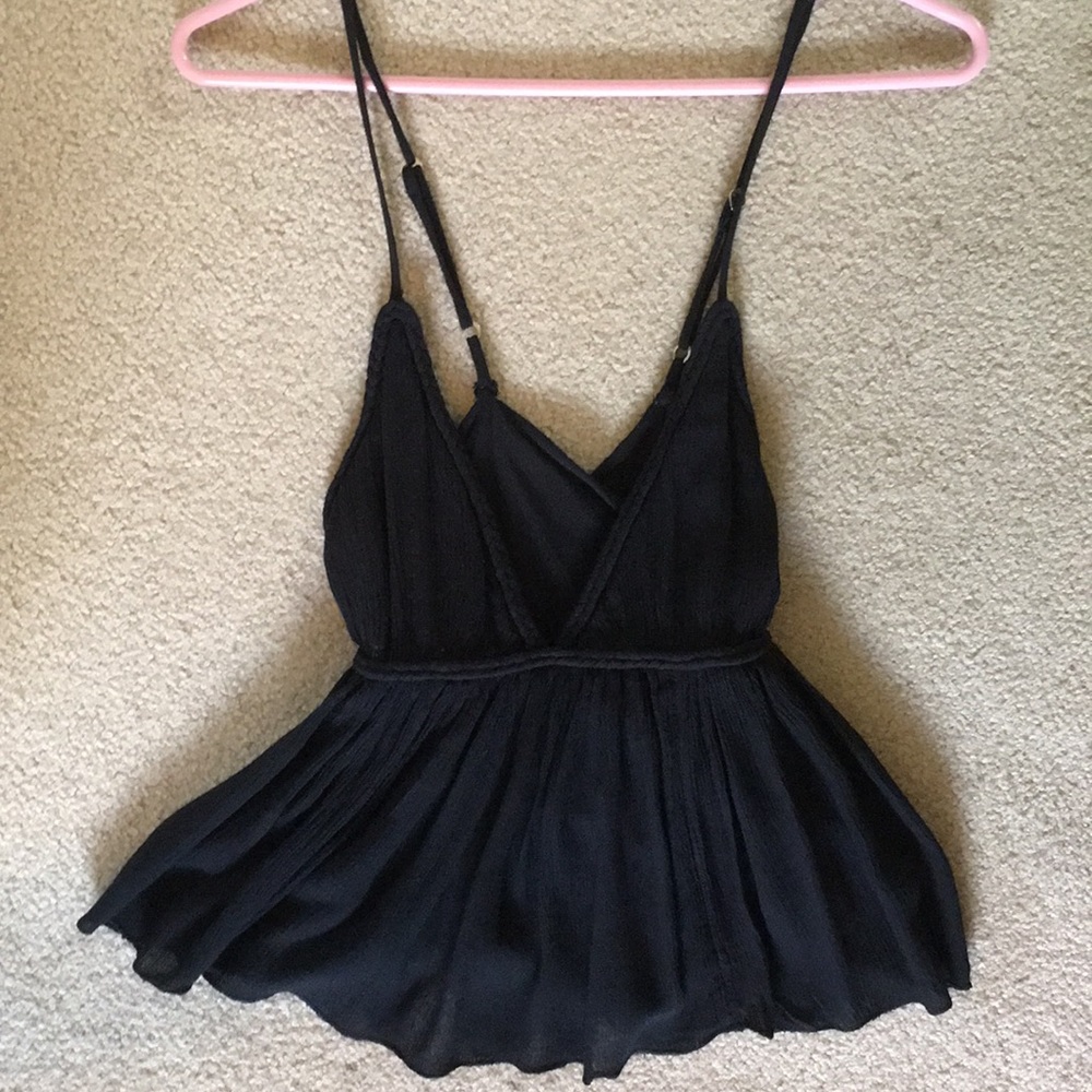 black tank top